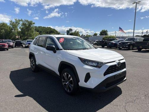 White 2022 Toyota RAV4 LE