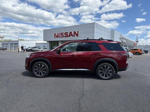 Scarlet Ember 2026 Nissan Pathfinder Platinum