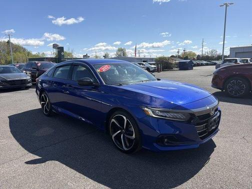 Blue 2022 Honda Accord Sport SE