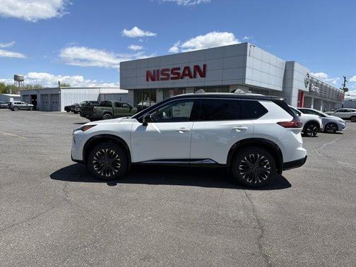 White / Black 2026 Nissan Rogue Platinum