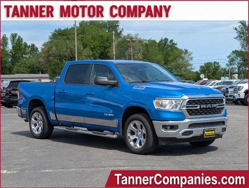 Blue 2022 RAM 1500 Big Horn