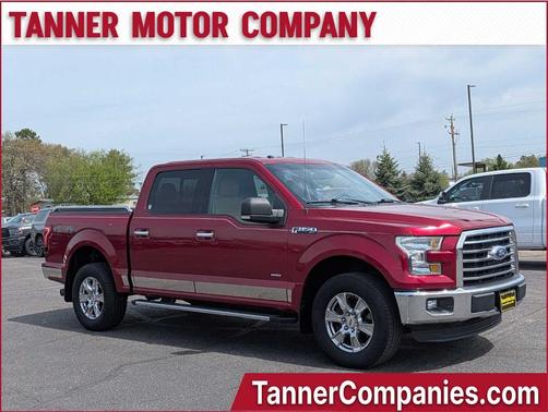 Red 2015 Ford F-150 XLT