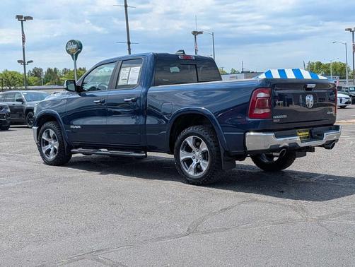 Blue 2020 RAM 1500 Laramie