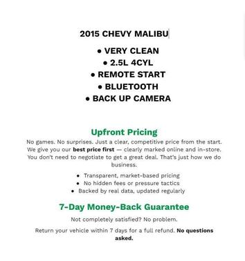 2015 Chevrolet Malibu 1LT