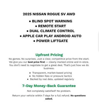 2025 Nissan Rogue SV