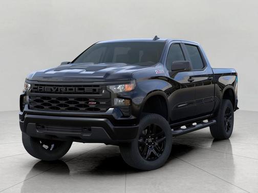 Black 2026 Chevrolet Silverado 1500 Custom Trail Boss