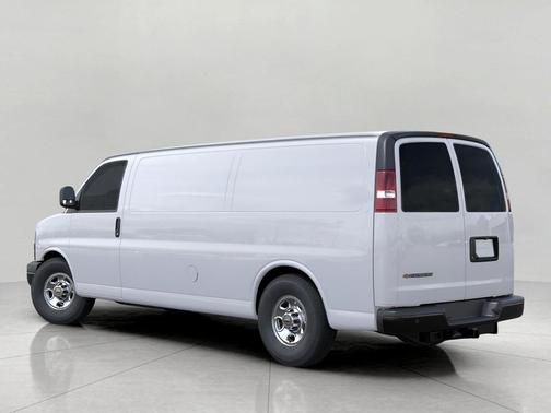 Summit White 2026 Chevrolet Express 3500 3500 Extended Wheelbase, WT, RWD
