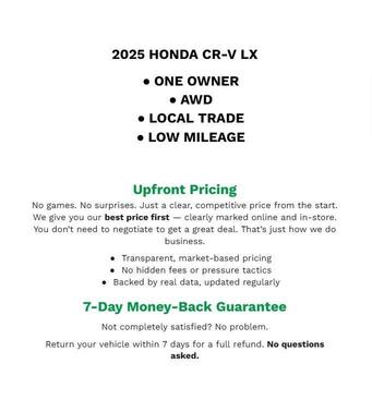 2025 Honda CR-V LX AWD