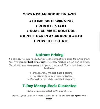 2025 Nissan Rogue SV