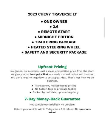 2023 Chevrolet Traverse LT Cloth