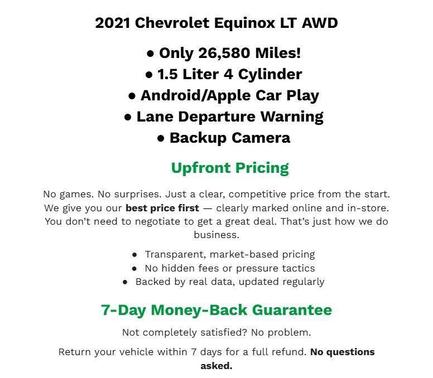 Pacific Blue Metallic 2021 Chevrolet Equinox 1LT