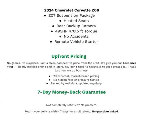 2024 Chevrolet Corvette Z06