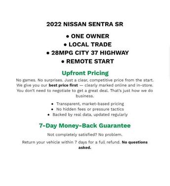 2022 Nissan Sentra SR