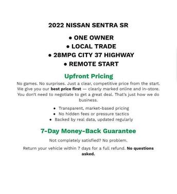 2022 Nissan Sentra SR