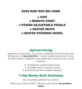 2020 RAM 1500 Big Horn/Lone Star