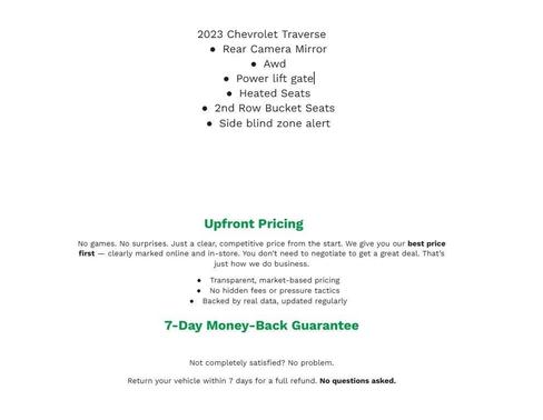 2023 Chevrolet Traverse LT Leather