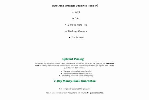 2018 Jeep Wrangler Unlimited Rubicon