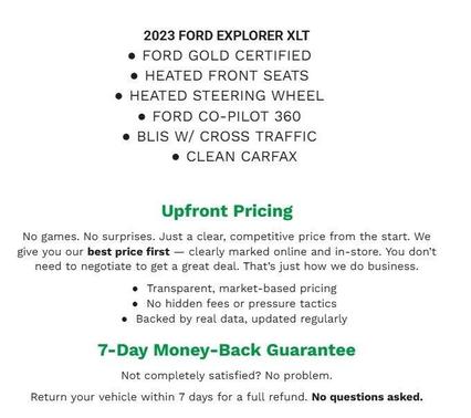 2023 Ford Explorer XLT