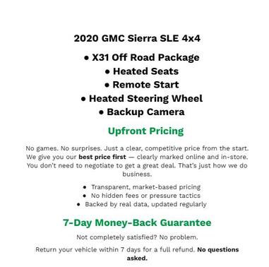 Cardinal Red 2020 GMC Sierra 1500 SLE