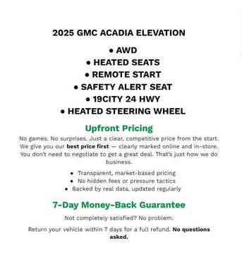 2025 GMC Acadia AWD Elevation