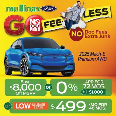 Shadow Black 2025 Ford Mustang Mach-E Premium