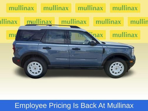 Azure Gray Metallic Tri-Coat 2025 Ford Bronco Sport Heritage