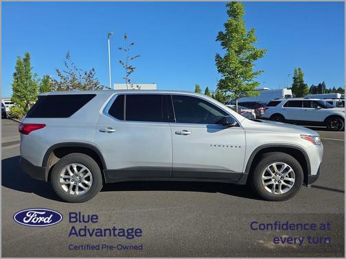 Silver Ice Metallic 2020 Chevrolet Traverse LS