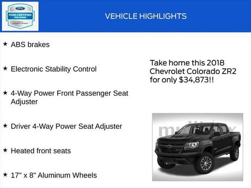 2018 Chevrolet Colorado ZR2