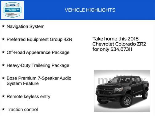 2018 Chevrolet Colorado ZR2