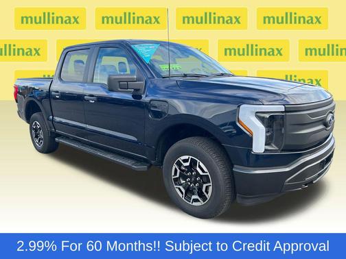 Antimatter Blue Metallic 2023 Ford F-150 Lightning Pro