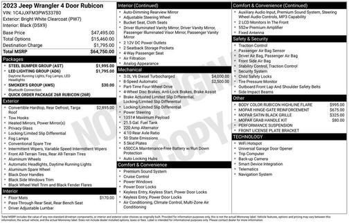 2023 Jeep Wrangler Rubicon