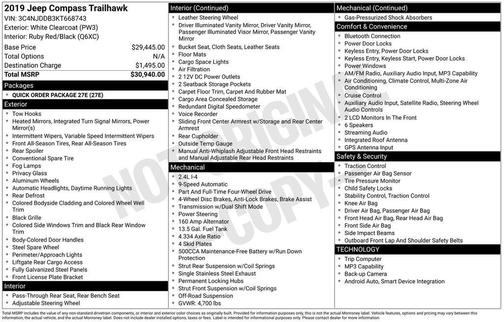 2019 Jeep Compass Trailhawk