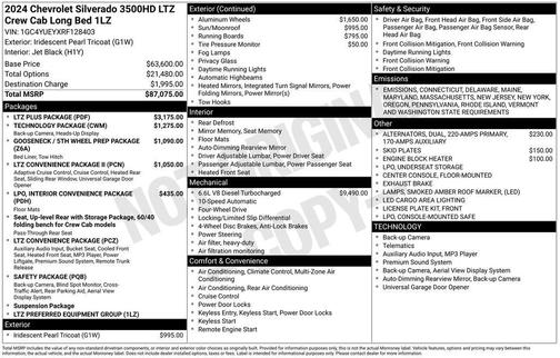 2024 Chevrolet Silverado 3500 LTZ