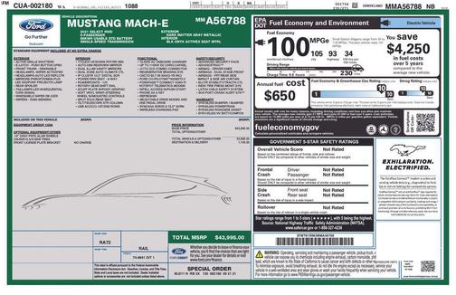 2021 Ford Mustang Mach-E Select
