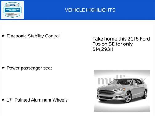 2016 Ford Fusion SE