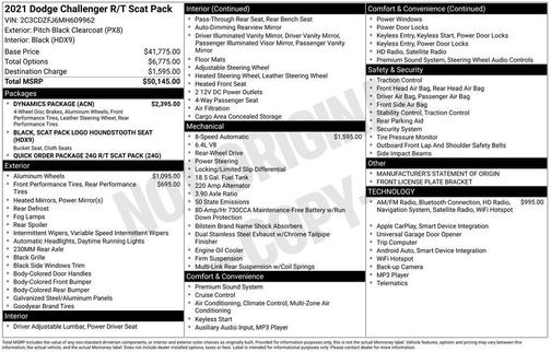 2021 Dodge Challenger R/T Scat Pack