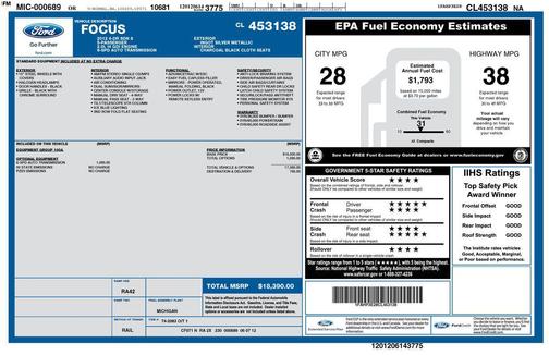 2012 Ford Focus S
