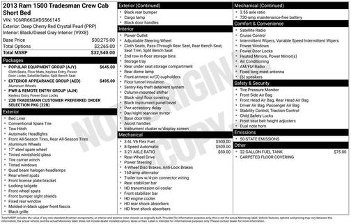 2013 RAM 1500 Tradesman