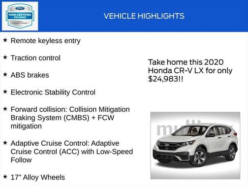 2020 Honda CR-V AWD LX