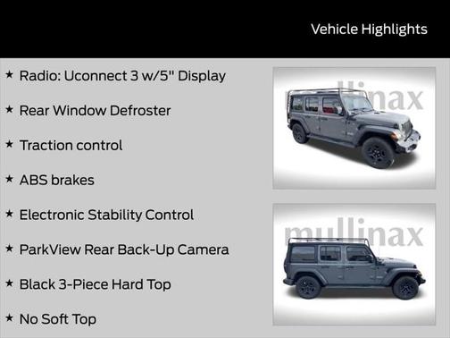 2020 Jeep Wrangler Unlimited Sport