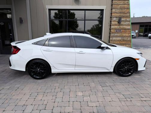 Platinum White Pearl 2020 Honda Civic Si Base