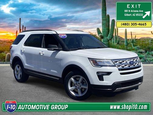 Oxford White 2019 Ford Explorer XLT
