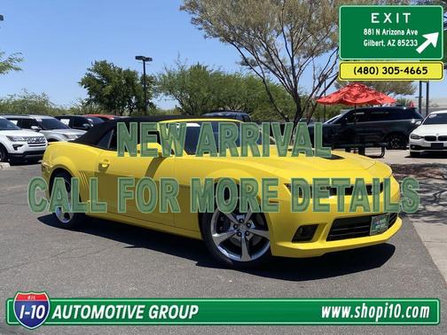 Bright Yellow 2014 Chevrolet Camaro 2SS