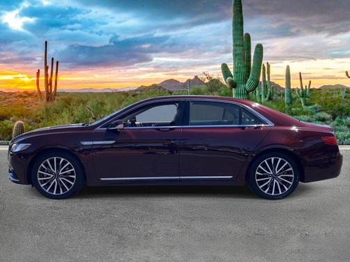 Burgundy Velvet Tinted Clearcoat 2017 Lincoln Continental Select