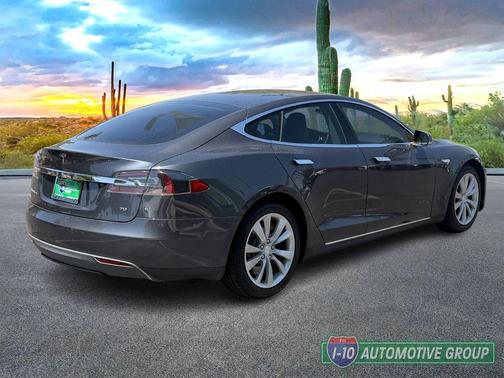 Gray Metallic 2015 Tesla Model S 85