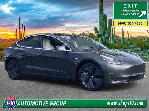 Gray 2020 Tesla Model 3 Long Range