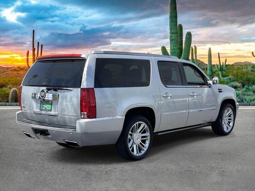 Radiant Silver Metallic 2012 Cadillac Escalade ESV Platinum Edition