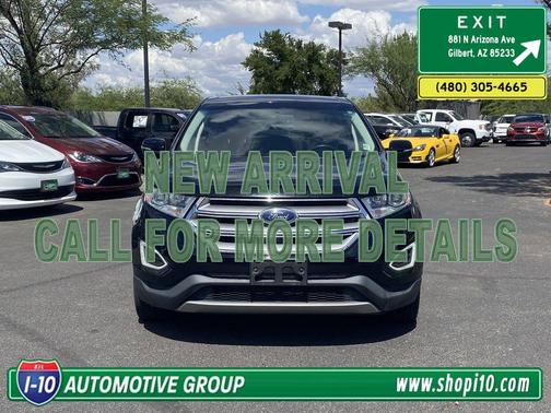 Shadow Black 2017 Ford Edge Titanium