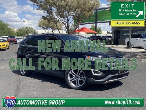 Shadow Black 2017 Ford Edge Titanium