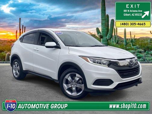 Platinum White Pearl 2019 Honda HR-V LX